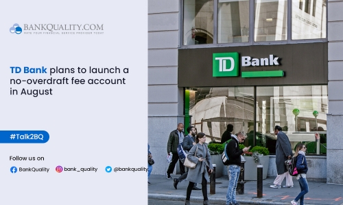 TD Bank plans no overdraft-fee account in August