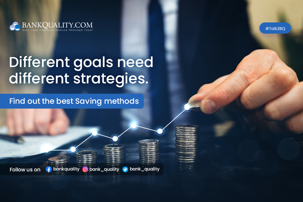 Saving strategies for different goals