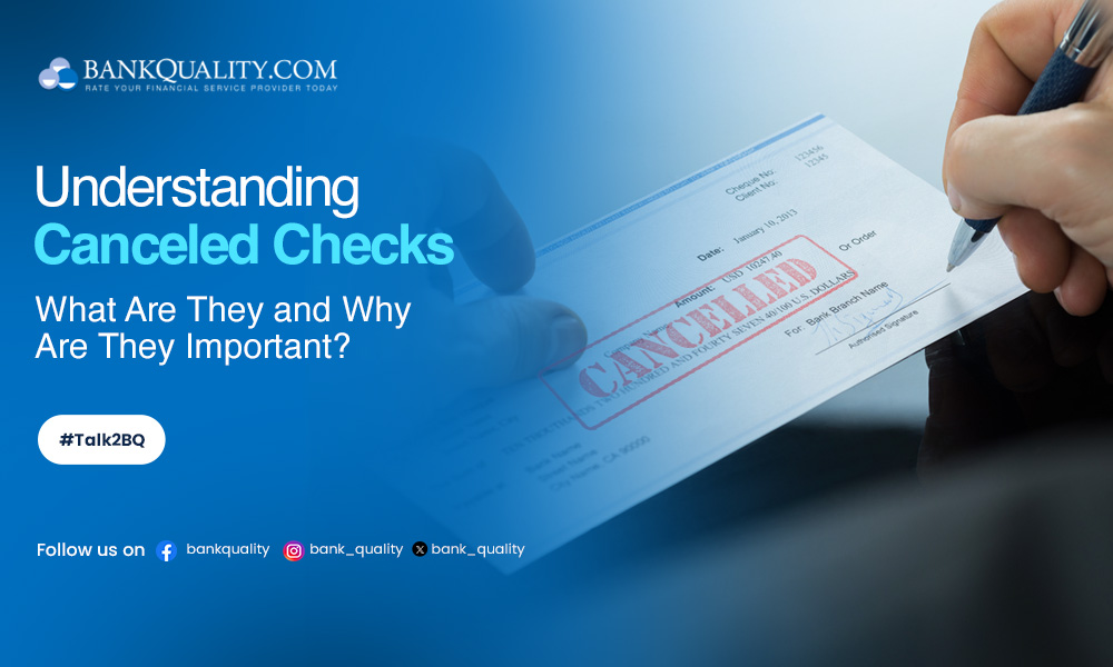 Understanding cancelled check