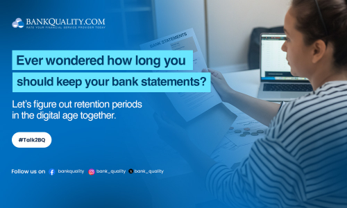 How long should you keep Bank Statements?